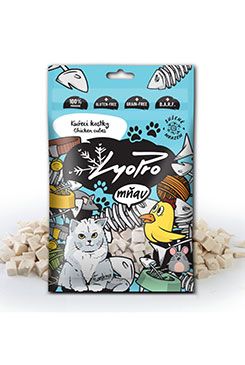 Lyopro Cat poch. mrazem sušené Kuřecí kostky 50g