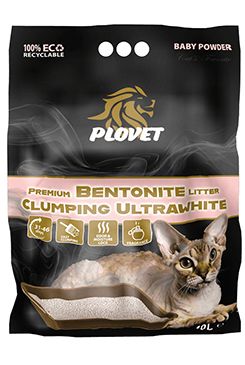 Podestýlka Plovet Premium Wh.Bentonite Baby Powder 10l