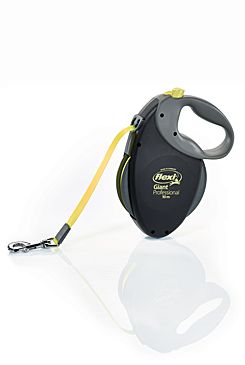 Vodítko FLEXI Giant Professional L pásek 10m/50kg neon