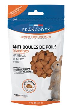 Francodex pochoutka Hairball Remedy králík 50g