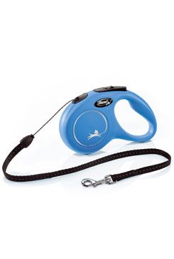 Vodítko FLEXI Classic New S lanko 5m/12kg modrá