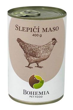 BOHEMIA MASO Slepičí ve vlastní šťávě 400g