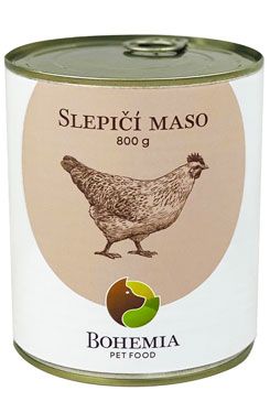 BOHEMIA MASO Slepičí ve vlastní šťávě 800g