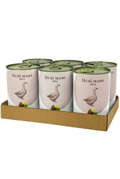 BOHEMIA MASO Husí ve vlastní šťávě SIX PACK 6x400g