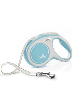 Vodítko FLEXI Comfort New M pásek 5m/25kg sv.modrá