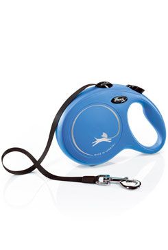 Vodítko FLEXI Classic New L pásek 8m/50kg modrá