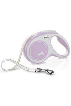 Vodítko FLEXI Comfort New M pásek 5m/25kg růžová