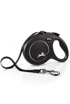 Vodítko FLEXI Classic New L pásek 5m/50kg černá