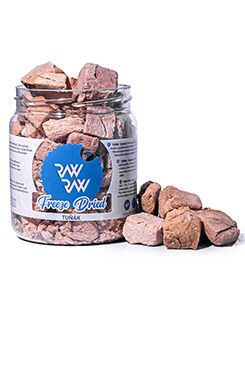 Raw Raw pochoutka mrazem sušený Tuňák maso 70g