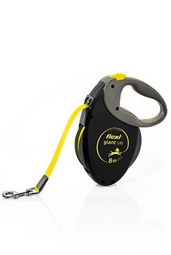 Vodítko FLEXI Giant M pásek 8m/25kg neon