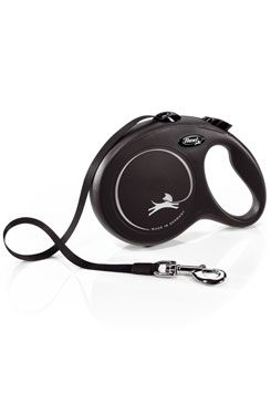 Vodítko FLEXI Classic New L pásek 8m/50kg černá