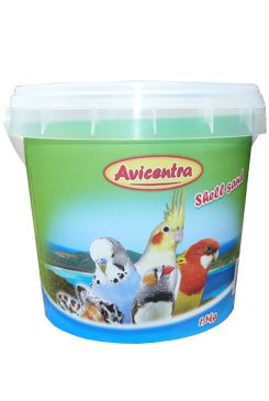 Avicentra písek pro ptáky s mušlemi, kyblík 1,5kg