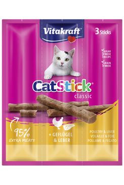 Vitakraft Cat poch. Stick Classic drůbež+játra 3x6g