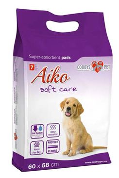 Podložka absorb.pro psy Aiko Soft Care 60x58cm 7ks