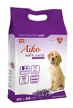 Podložka absorb.pro psy Aiko Soft Care Lav.60x58cm10ks